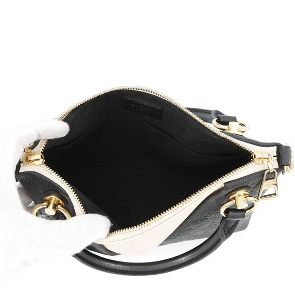 LOUIS VUITTON V Tote Size BB Monogram Empreinte Leather Noir M44418 - Picture 12 of 16